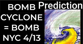 Prediction: BOMB CYCLONE = DIRTY BOMB NYC April 13