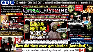 EVIL: Canadian Christmas Vaccine PROPAGANDA! - Government Threatens Kids With Santa's NAUGHTY LIST