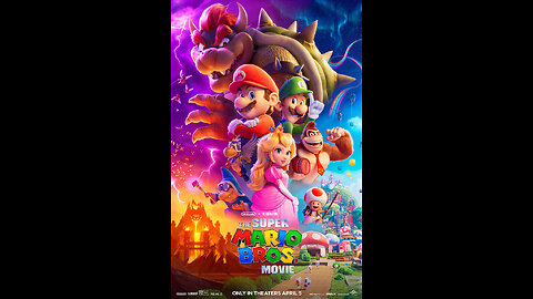 The Super Mario Bros. Movie DVD 2023