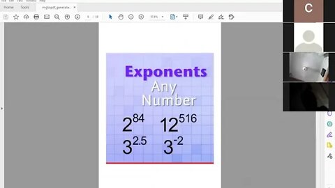 Class 7th Maths A Exponents 13 07 2020