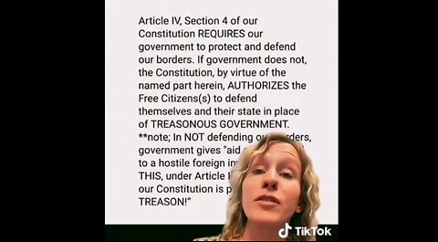 Article IV, Section 4 of the United States Constitution REQUIRES the Federal Gov to protect border