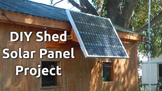 DIY Shed Part 7 Solar