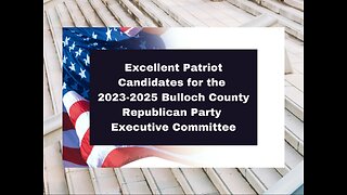 Larry Williams for Bulloch GOP Chairman