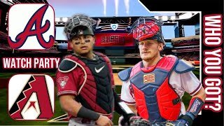 Atlanta Braves vs Arizona Diamondbacks | Live Play by Play & Reaction Stream 3D Sim | MLB 2024 Game