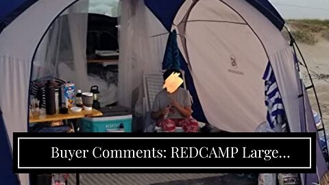 Buyer Feedback: REDCAMP Large Waterproof Camping Tarp Lightweight, Multifunctional Insulated Te...