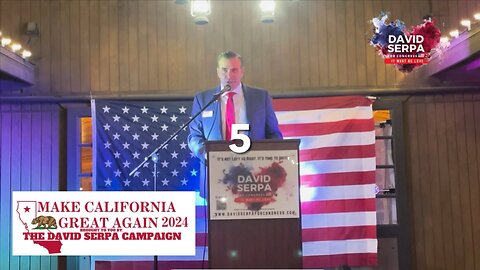 Make California Great Again 2024 Rally - Speech by Republican Congressional Nominee David Serpa