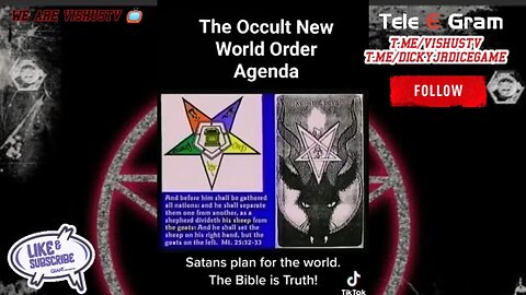 The Occult New World Order Agenda... #VishusTv 📺