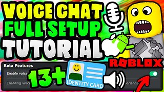 ROBLOX VOICE CHAT FULL SETUP TUTORIAL! HOW TO SETUP FAST & EASY!