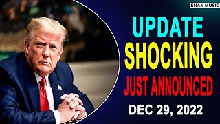 THE SHOCKING UPDATE WAS JUST ANNOUNCED TODAY DECEMBER 29, 2022 - TRUMP NEWS
