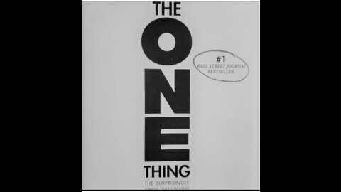 The One Thing: The Lies (Balance)