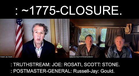 ~1775-CLOSURE: POSTMASTER-GENERAL: Russell-Jay: Gould.