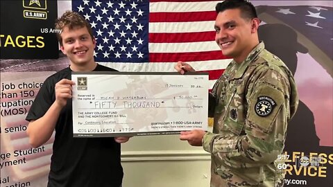 New Army recruit starts with a $50K bonus check