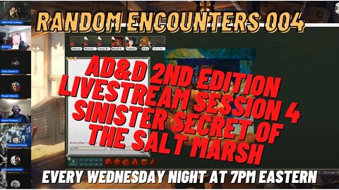 Random Encounters Episode 004. AD&D 2nd Edition Game Night #dungeonsanddragons
