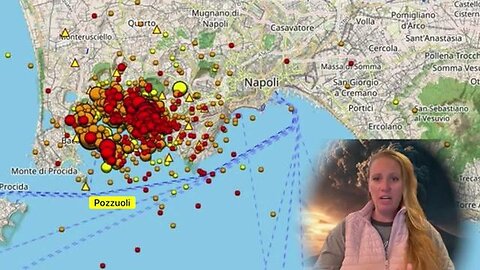 ‘seismic swarm’ near Campi Flegrei Naples in Italy..'climate change coincidence'