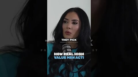 This is how REAL high value men act ..