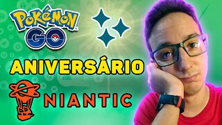 O PIOR ANIVERSÁRIO DE TODOS! NIANTIC RUIM! GAMEPLAY POKÉMON GO