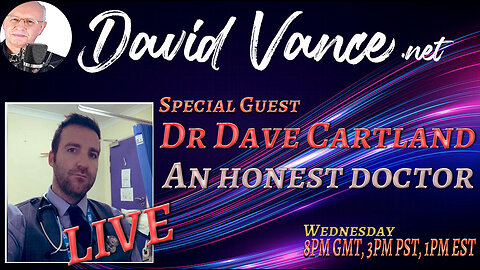 Wednesday Night LIVE: with Dr Dave Cartland