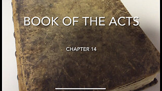 The Book Of The Acts (Chapter 14)