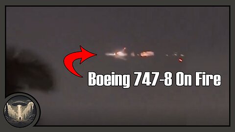 Boeing 747 Miami on fire.