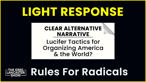 CLEAR ALTERNATIVE; Are They Using Tips from Lucifer to organize America and the world?
