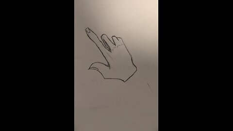Drawing a hand