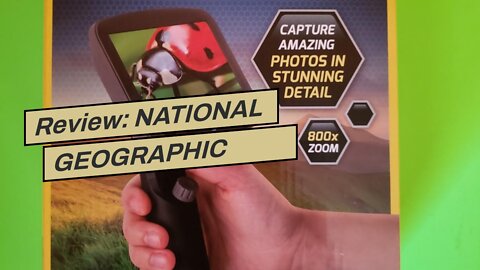 Review: NATIONAL GEOGRAPHIC Digital Microscope for Kids – 40-Piece Handheld Microscope, Lightwe...