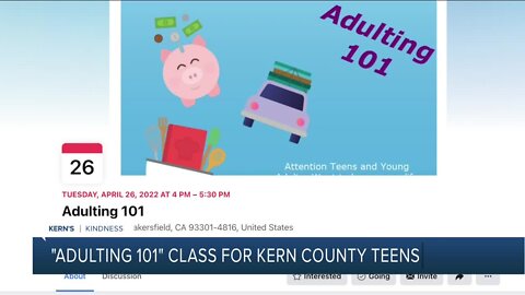 Kern's Kindness: Adulting 101 classes for teenagers