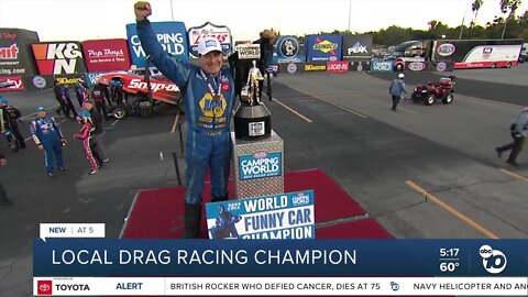 Carlsbad's Ron Capps wins second straight NHRA Funny Car Championship