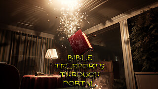 Revelations - Bible Teleports Through Portal on Camera ✝️ 🕳️