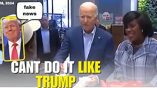 Joe Biden attempts to 1-up Donald Trump by going into a convenience store epic fail.