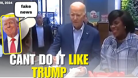 Joe Biden attempts to 1-up Donald Trump by going into a convenience store epic fail.