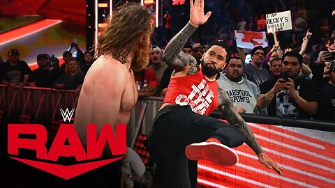 Jey Uso returns to lead a stunning Bloodline attack on Sami Zayn Raw, March 6, 2023