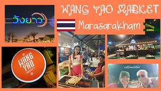 Wangyao Market - Night market in Koeng - Maha Sarakham - Isaan North East Thailand - มหาสารคาม CCTV
