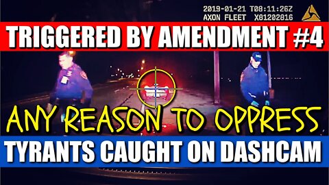 Traitor-Cops Triggered By Uber Driver's American Values, Fort Worth Police Caught On Dash Cam #4A