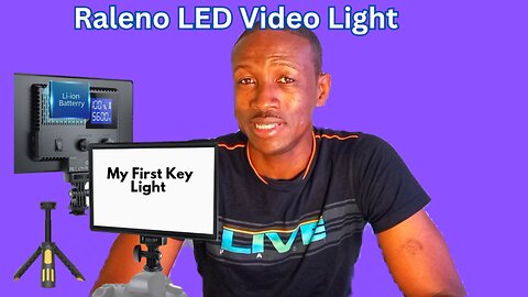 Raleno LED Video Light Model PLV-S116 Unboxing / Soft Light Panel