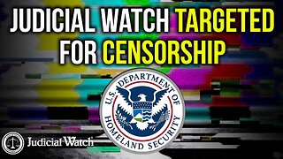 LAWSUIT: Judicial Watch TARGETED for Censorship! | Tom Fitton, Judicial Watch