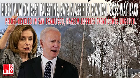 Biden Silent On East Palestine Visit, Says Classified Scandal Goes Back Fifty Years | RVM Roundup