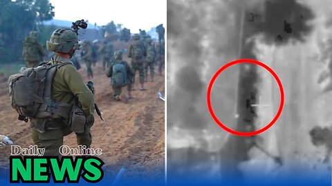 Israeli soldiers push back terrorist attack and defeat Hamas tunnels by calling in airstrike
