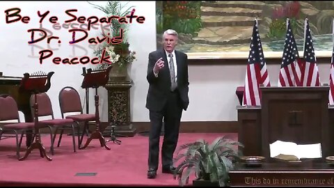 BE YE SEPARATE - SERMON BY PERFECT WORD - DR DAVID PEACOCK ⚡