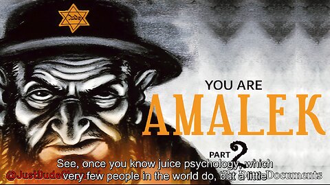 YOU ARE AMALEK pt2 (english subtitles hardcoded)