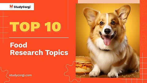 TOP-10 Food Research Topics