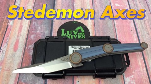 Stedemon Axes /includes disassembly/ Unique design but not a universal appeal !
