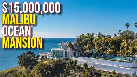 Inside $15,000,000 Malibu Ocean Mega Mansion