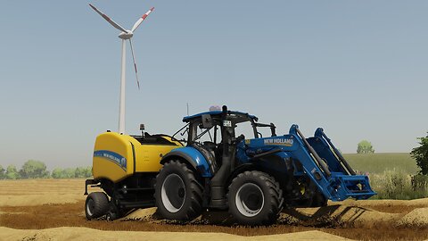 Farming Simulator New Holland T5.95 & New Holland Roll Belt 150 | Ostseeküste | Engine Sound