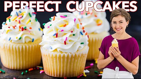 How to Get PERFECT VANILLA CUPCAKES Every Time