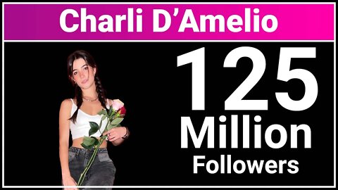 Charli D'Amelio 125 Million Followers