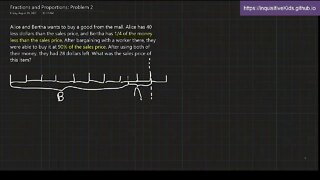 6th Grade Fractions and Proportions: Problem 2