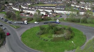 Pair Of Trucks Owned By Jaga Brothers Transport - Welsh Drones