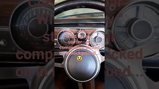 Classic Mopar " Wind up toy" starter sound...