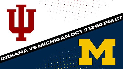 Michigan Wolverines vs Indiana Hoosiers Prediction and Picks - College Football Picks Week 7